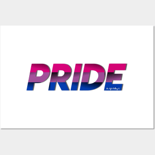 LGBTQ+ PRIDE: Bi-Sexual Pride Flag Posters and Art